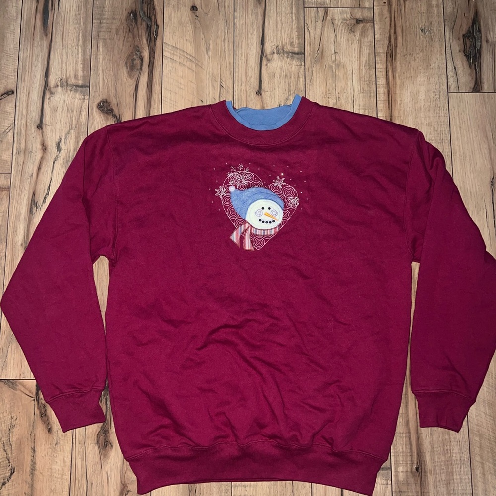 Vintage snowman Christmas sweatshirt
